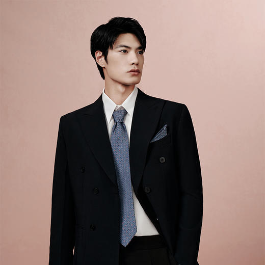 万事利“万福锦”钱小萍联名宋锦领带（含口袋巾） 商品图2