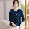 W018-9058-100-168中年妈妈春秋装毛衣洋气两件套打底上衣2025新款中老年针织衫女装 商品缩略图1