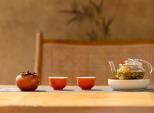 朱炳仁铜柿事如意茶礼套装 商品图1