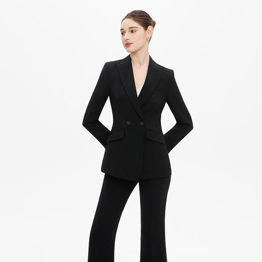 IWY高级感女士职业套装女秋冬长袖职业装正装上班通勤西装套装C13502+P33502-B 商品图1