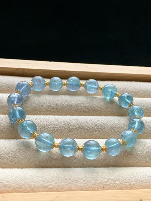 9mm单圈蓝碧玺手串 商品图8