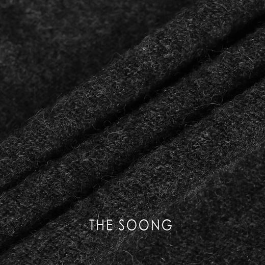THESOONG静奢重磅純山羊绒 无缝对针绒幕级长款毛衣开衫HWMY7587 商品图2
