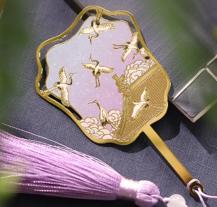 朱炳仁铜瑞鹤呈祥书签 商品图1