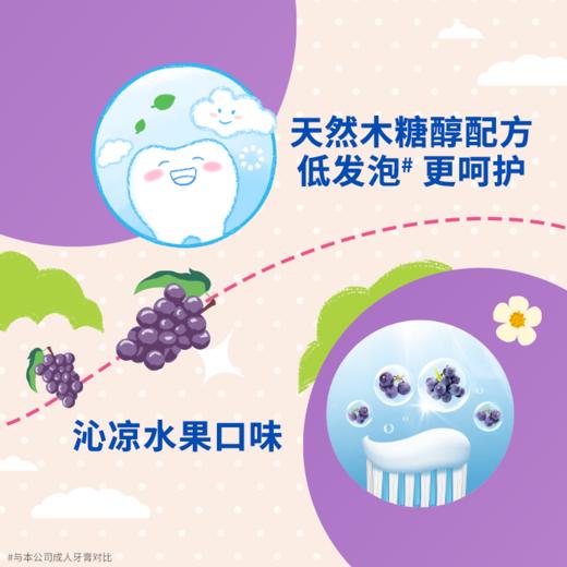 【惊喜礼赠】LION狮王 齿力佳酵素儿童牙膏 单支（葡萄） 商品图1
