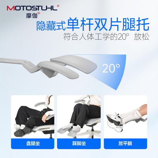 摩伽Dyno人体工学椅办公学习座椅久坐家用书房电脑椅电竞椅撑腰椅 商品图5