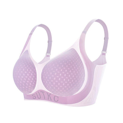 雀说 超薄款凉感无痕内衣女小胸聚拢美背舒适透气提拉防下垂文胸罩 商品图4