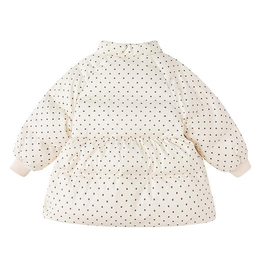 笛莎Deesha 童装女童羽绒服2025冬新款女童小立领赫本风花苞盖屁羽绒服 商品图1