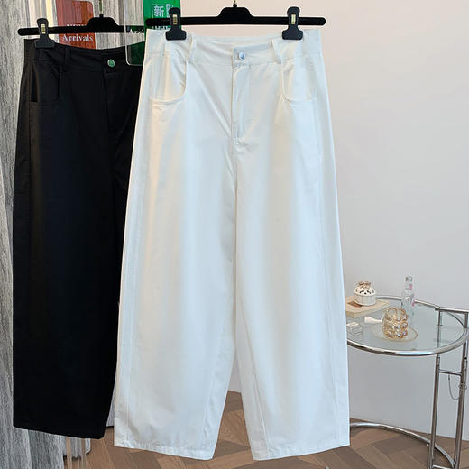 GYH 7356简约休闲裤显瘦镰刀九分裤 商品图0