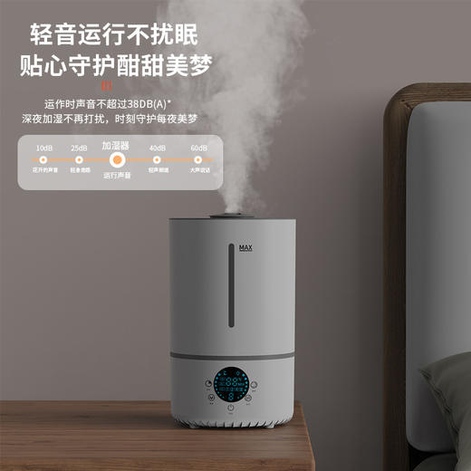 【你的睡眠守护者💤】桌面加湿器小型静音大喷雾 定时空气加湿器， 家用卧室恒湿加湿器，静音加湿器上线！🌫️4L大容量+20小时续航，恒湿加倍舒适，深夜无声陪伴你的每一个甜美梦境✨ 商品图3