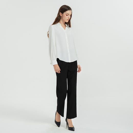 IWY/气质百搭衬衫女高级感简约职业装新款长袖通勤上衣B13141 商品图4
