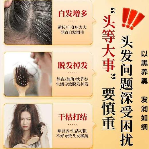 【发从根上养  坚持1个月，身体焕然一新】五黑糕黑芝麻桑葚黑米黑豆九蒸九晒五谷黑食养健康五黑糕点零食2盒1kg 商品图11