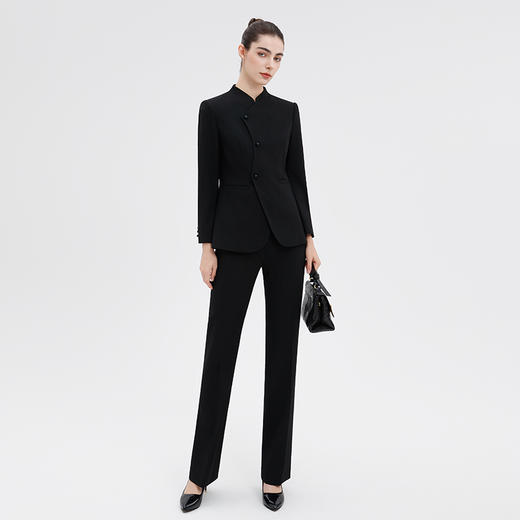 IWY/高级感新中式总裁西装套装女气质干练商务接待职业装工作服CP15115 商品图2