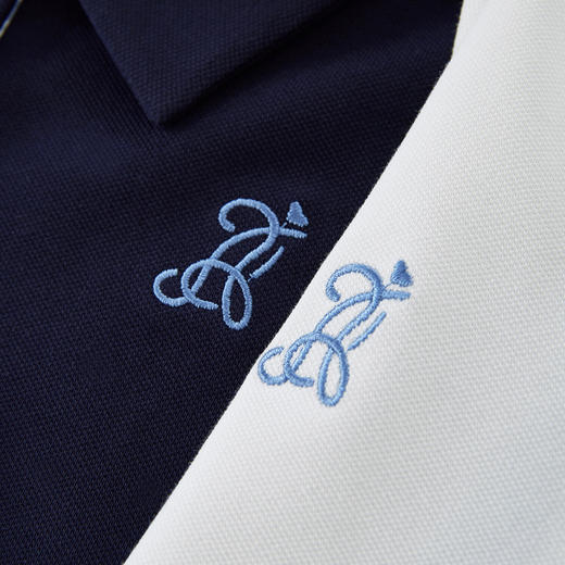 【08/19新品】熙世界MIU系学院polo领T恤女2025秋季新款设计感撞色格纹长袖上衣 商品图3