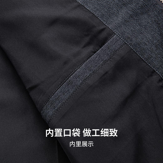 圣得西男士潮流工装牛仔夹克2025秋新款扛皱易打理百搭翻领外套 商品图10