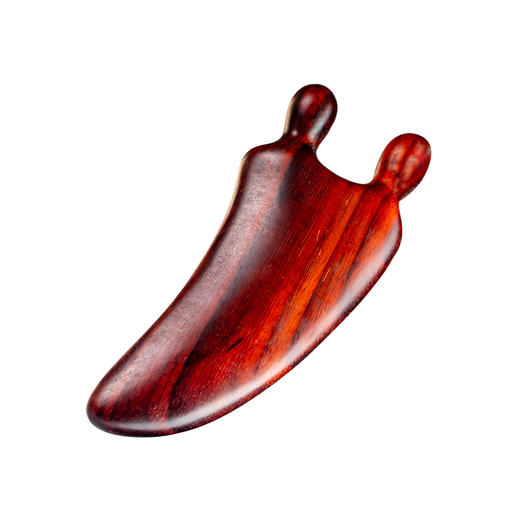 *自营*脸部檀木刮板 | #V脸提拉刮板#紫檀款/金丝檀木款材质可选。手工按摩脸部点穴揉按酸爽省力。 商品图7