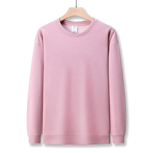 雀说重磅纯棉卫衣新款宽松落肩圆领韩版长袖男士打底衫AL 商品图9