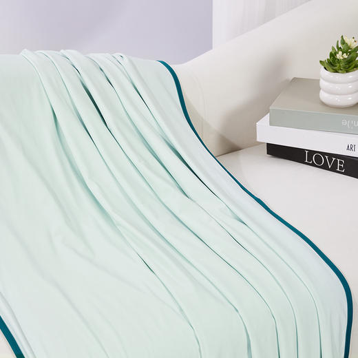 罗莱礼品 冰霸速冷毯  100cm×150cm 绿色 商品图3