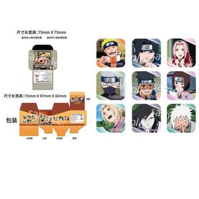 火影忍者 众相集系列 吧唧 徽章 9包/盒 国谷