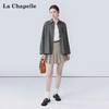 会员福利【高棉+亚麻/刺绣】拉夏贝尔/La Chapelle简约时髦松弛感翻领衬衫小众设计感刺绣口袋亚麻衬衣 商品缩略图2