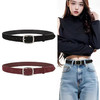 分镜头设计师品牌真皮麂皮腰带女士装饰时尚简约高级感港式复古文艺针孔皮带 商品缩略图1