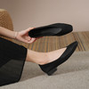 软底新款舒适透气低跟方头浅口单鞋女款软棉平底不磨脚奶奶鞋上班 商品缩略图5