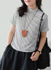 雀说半高领休闲百搭宽松显瘦打底衫T恤AL13097 商品缩略图5