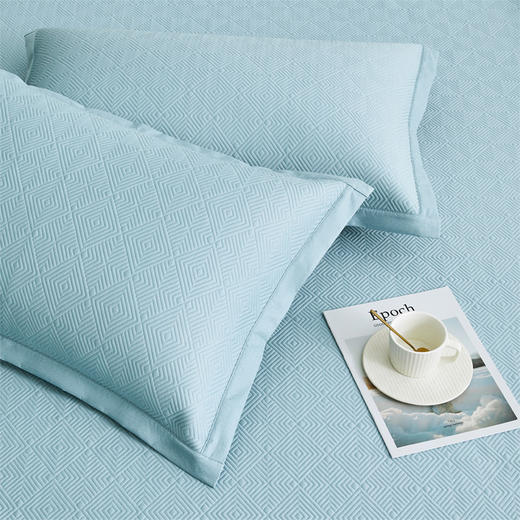 罗莱T 海之梦A类抗菌可水洗冰皮凉感席三件套 蓝色 180×200cm 商品图2