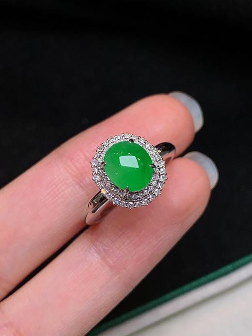 蛋面翡翠戒指 商品图2