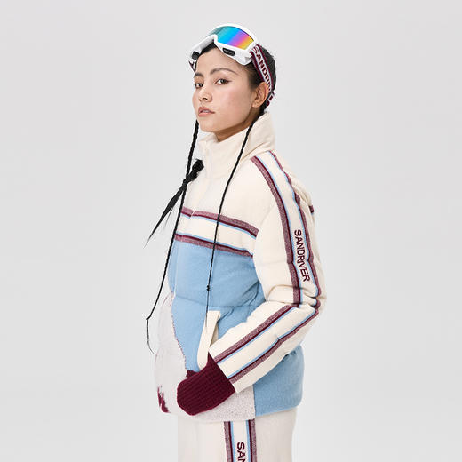 羊绒提花鹅绒羽绒服  SJF97W293N 商品图9