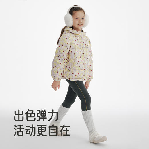 【商场同款】英氏儿童长裤加绒女宝打底裤秋裤保暖百搭新款 商品图3