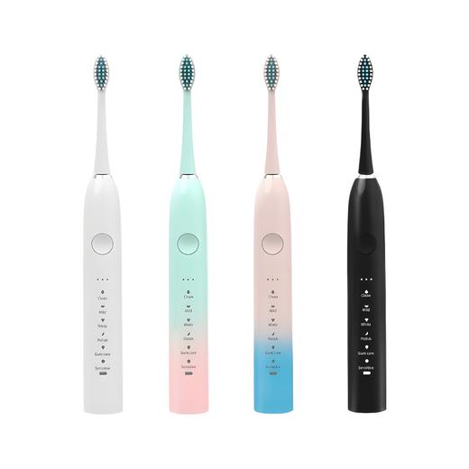 【全套组合💖18档全自动电动牙刷】软毛充电款全自动金属轴18档电动牙刷 冲牙器 ，杜邦软毛呵护牙龈✨Type-C充电便携出行，牙医推荐净白神器！ 商品图4