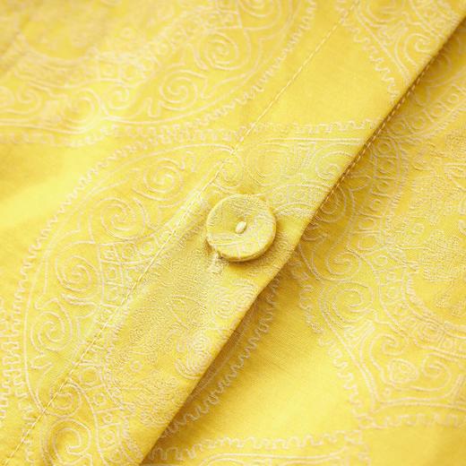 「高货wl」全新升级【铂金会员284/天猫379/差价95】(45342)洛诗琳气质正反两穿提花马甲2025夏季香云纱国风显瘦上衣 商品图3