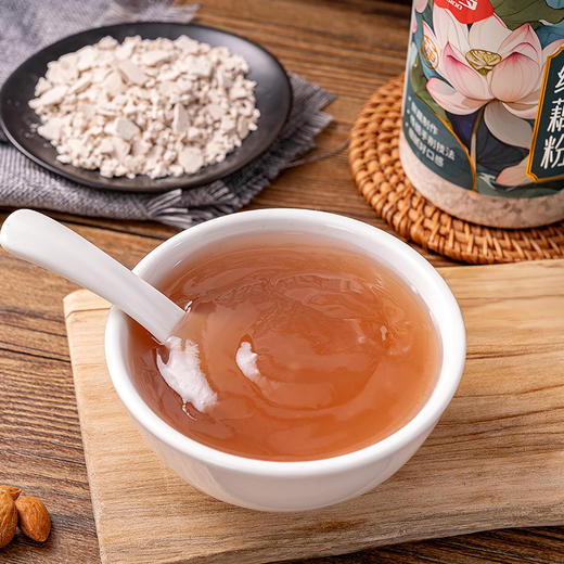 福事多 手削纯藕粉350g/盒 真材手作，精选九孔湖藕新鲜现挖，传统手削工艺保留莲藕本真营养，100%纯藕粉无添加，0防腐剂、0色素香精，入口细腻丝滑，清甜不腻 商品图7