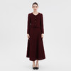 IWY/高级感酒红色西装套裙女秋季长袖显白职业裙装工作服C15117+S15117 商品缩略图3