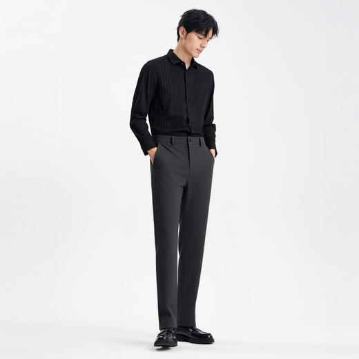 【远红外升温&抗静电】圣得西男士2025秋新款磨毛绒感直筒休闲裤 商品图12