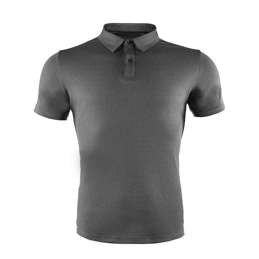 单导polo衫翻领宽松商务通勤休闲短袖纯色透气吸汗t恤半袖速干男 商品图4