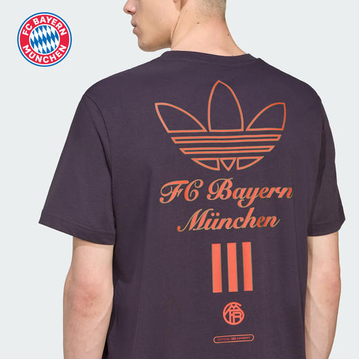 【官网同款】拜仁足球俱乐部丨ICONS休闲文化短袖夏季新款棉质T恤 商品图0