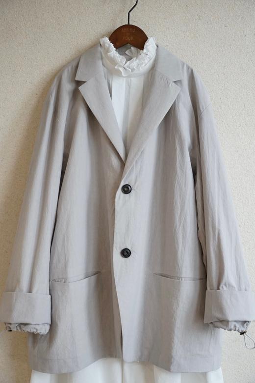 ECOLE DE CURIOSITES浅灰西装外套 商品图13