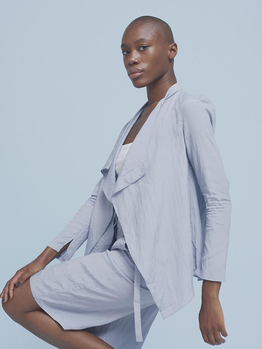 翻领双层门襟外套 商品图3