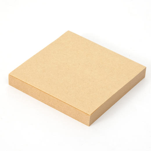 齐心牛皮纸便利贴 正方形易事贴办公留言记事告示贴N次贴便签纸3×3 100张/本 商品图2