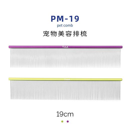 TAA它它宠物美容全密齿排梳PM-19去除短厚密浮毛 商品图3