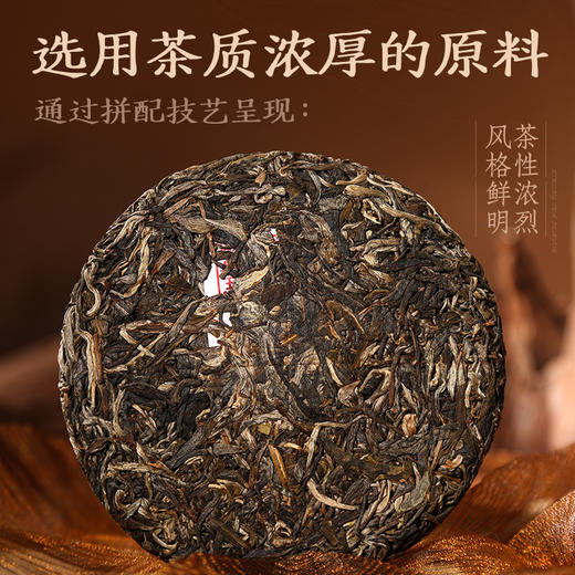 陈升号 2025年霸王青饼200g（生茶） 商品图2