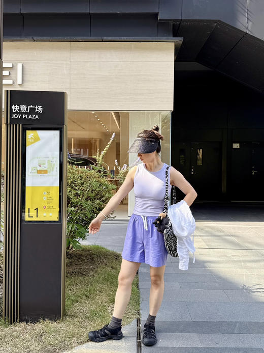 松弛夏日｜速干-松紧腰显瘦显腿直短裤 商品图4