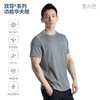 单导华夫格圆领短袖t恤吸湿速干透气遮热防晒抗静电男休闲夏 商品缩略图4