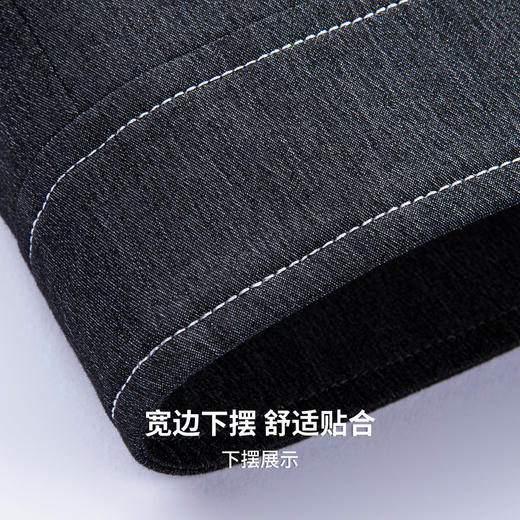 圣得西男士潮流工装牛仔夹克2025秋新款扛皱易打理百搭翻领外套 商品图9