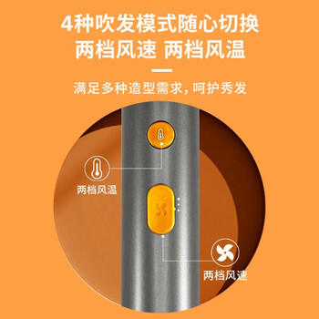 飞利浦电吹风机 家用大功率 负离子护发小巧便携送女友礼物 BHD321/05 /家用电器 /个护健康 /电吹风 商品图3