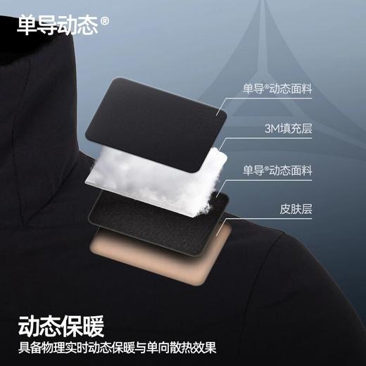 单导秋冬24新款平流层立领棉服防风保暖外套机洗男士休闲户外运动 商品图3