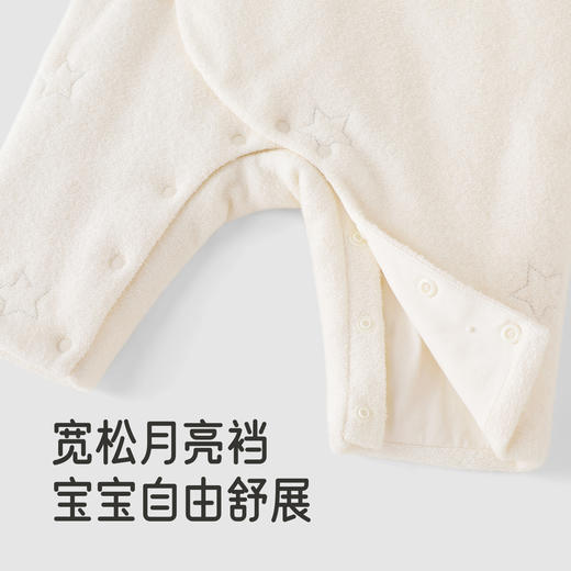 【商场同款】英氏秋冬新品婴儿爬服连体衣保暖可爱熊夹棉哈衣 商品图3