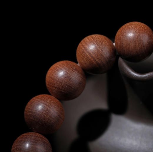 【青山特惠】1.2*17颗沉水黑肉印度迈索尔正区老山檀手串 L30 商品图2