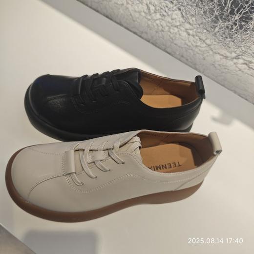 【云粉节】BF楼天美意圆头乐福鞋25秋新款系带软底牛津小皮鞋女CFT20CM5吊牌价859活动价539 商品图3